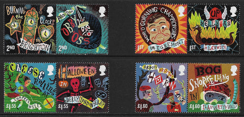 Curious Customs u/m mnh stamp set