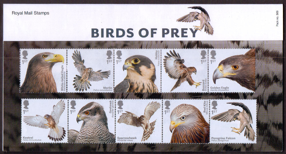 Birds of Prey stamps