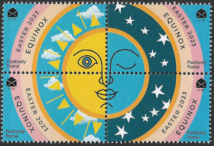 New Easter Equinox Positively Postal artistamps