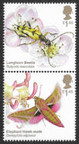 2020 Brilliant Bugs u/m mnh stamp set