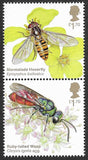 2020 Brilliant Bugs u/m mnh stamp set