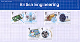 British Engineering stamps and Harrier Jump Jet miniature sheet combined presentation pack