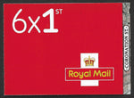 2020 Coronation Street u/m stamp booklet 6 x 1st class cylinder W1