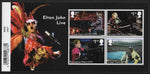 Elton John Live u/m mnh stamp miniature sheet