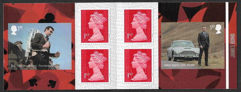2020 James Bond u/m mnh 1st class stamp booklet