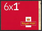 London 2020 6 x 1st class u/m mnh retail stamp booklet