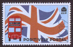 2019 Positively Postal Union Jack Artistamps x 4