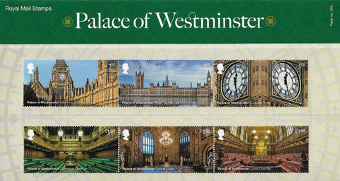 2020 Palace of Westminster u/m mnh stamp and miniature sheet presentation pack
