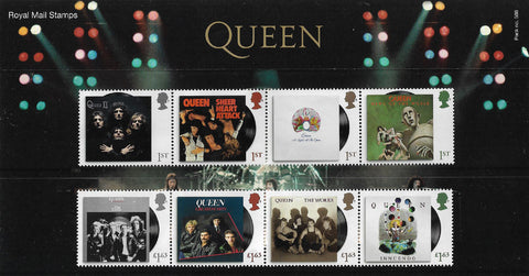 2020 Queen u/m stamp and miniature sheet presentation pack