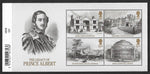 Queen Victoria Bicentenary u/m stamp miniature sheet The Legacy of Prince Albert