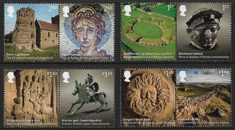 2020 Roman Britain u/m mnh stamp set