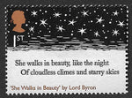 2020 Romantic Poets u/m mnh stamp presentation pack