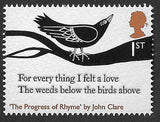 2020 Romantic Poets u/m mnh stamp presentation pack