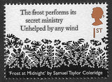 2020 Romantic Poets u/m mnh stamp presentation pack