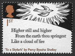 2020 Romantic Poets u/m mnh stamp presentation pack