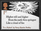 2020 Romantic Poets u/m mnh stamp presentation pack