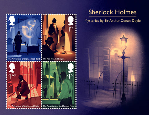 2020 Sherlock u/m mnh stamp miniature sheet