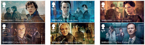 2020 Sherlock u/m mnh stamp set