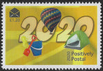 2020 Positively Postal Union Jack Four Seasons Artistamps x 4
