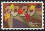 2020 Positively Postal Union Jack Four Seasons Artistamps x 4