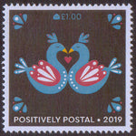 2019 Positively Postal Valentine's Day Artistamps x 2