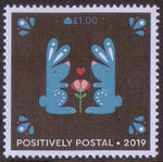 2019 Positively Postal Valentine's Day Artistamps x 2