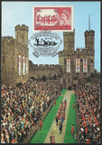 GB 2005 Castles High Values Caernarvon Castle stamp maxi card