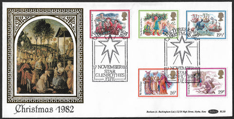 Christmas 1982 Benham First Day Cover