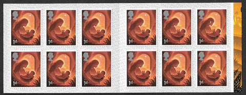 Christmas 2019 u/m mnh 1st class stamp booklet
