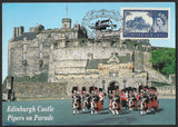 GB 2005 50th Anniversary of First Castle Definitives stamp maxi card Edinburgh Castle
