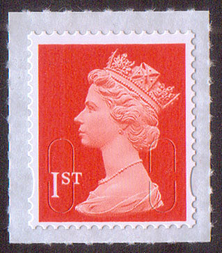 1st class u/m vermilion M15L machin stamp SG U2997