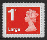 1st class Large u/m vermilion M15L machin stamp SG U3002