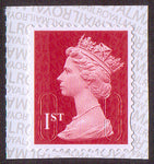 1st class u/m bright scarlet M18L machin stamp MCIL SG U3027
