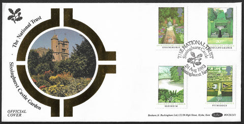 GB 1983 British Gardens The National Trust Benham First Day Cover