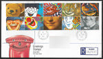 GB 1990 Greetings Stamps Registered First Day Cover