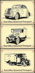 GB 1982 Post Office Historical Transport Postcards (x3) Set 2