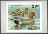 1990 Iceland Birds stamp postcards