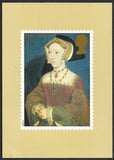 GB 1997  The Great Tudor King Henry VIII stamp PHQ maxi cards x 7