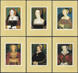 GB 1997  The Great Tudor King Henry VIII stamp PHQ maxi cards x 7