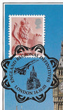 GB 2003 England 1st class Lion Big Ben London stamp maxi card