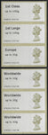 GB 2013 Post and Go u/m mnh stamps x 6 Machin Heads Type II SG FS1a/3a,4a,5a,5e