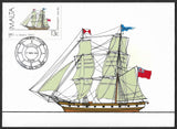 1983 Malta Maltese Ships 13c "La Speranza" stamp maxi card