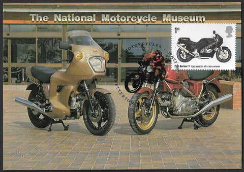 GB 2005 Motorcycles Norton F.1 1st class stamp maxi card
