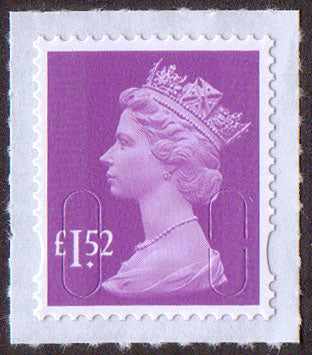 £1.52 u/m bright mauve M15L machin stamp no source code SG U2946
