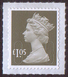 £1.05 grey-olive u/m deep mauve M16L machin stamp no source code SG U2935