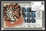 GB 2004 Royal Society of Arts 1st class Penny Black stamp maxi card