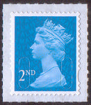 2nd class u/m bright blue M15L machin stamp SG U2995
