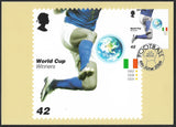 GB 2006 World Cup Football stamp PHQ maxi cards x 6 SG 2628-2633