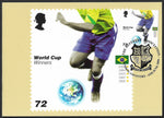 GB 2006 World Cup Football stamp PHQ maxi cards x 6 SG 2628-2633